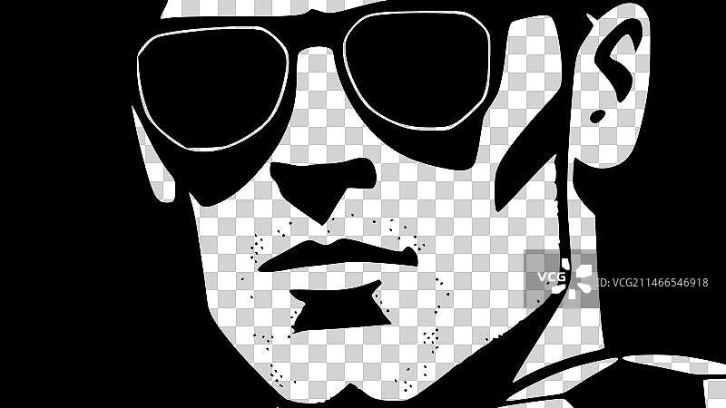 足球 - 简约剪影图片素材