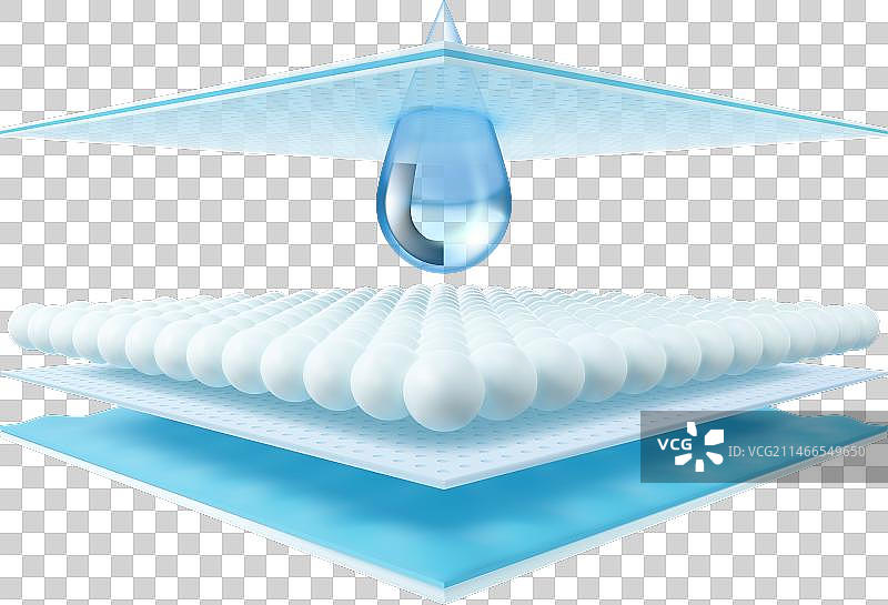 卫生尿布吸收层面料棉图片素材