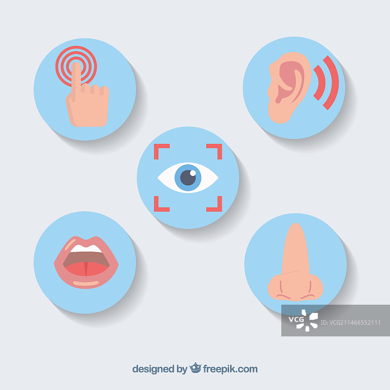 五感图标集图片素材