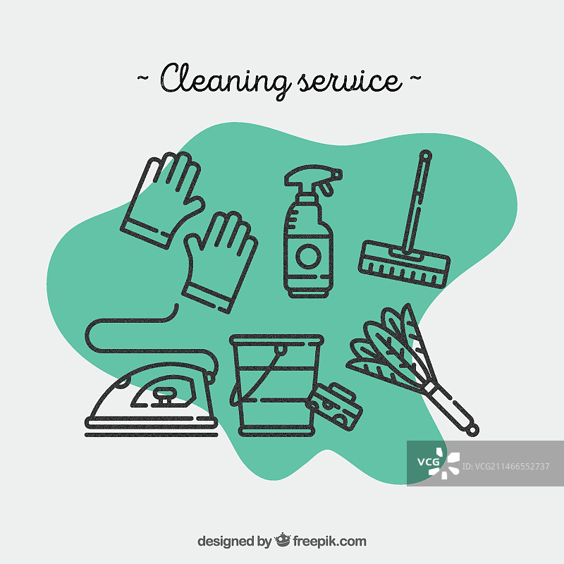 医院清洁服务图片素材