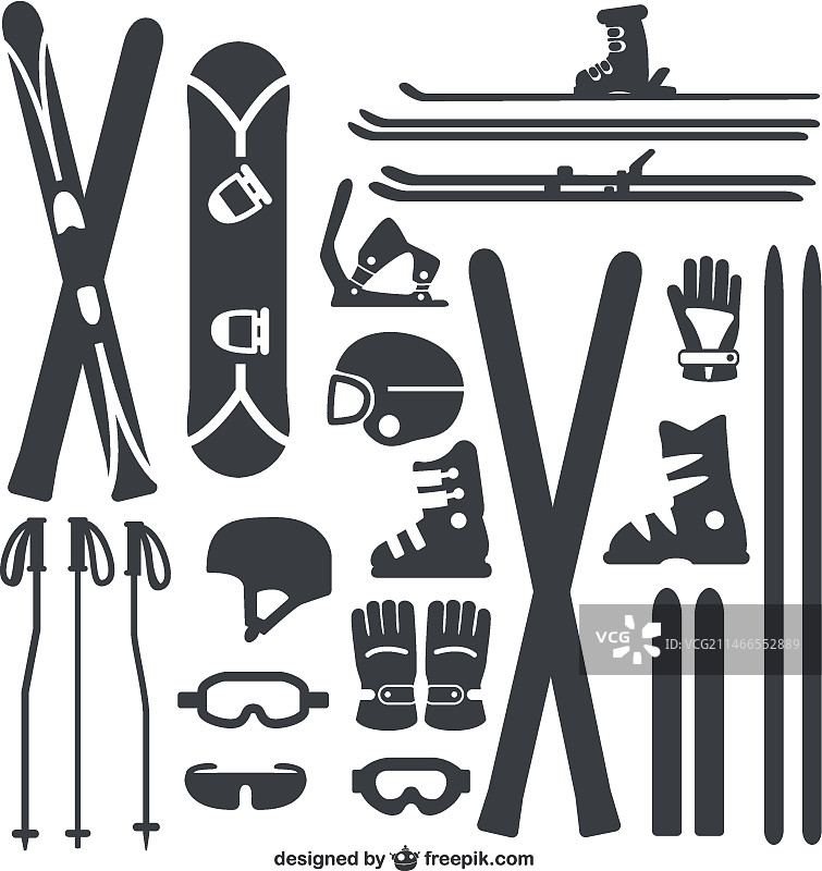 冬季运动装备包图片素材