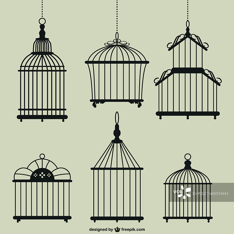 复古鸟笼图片素材