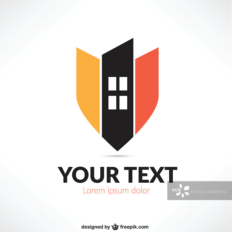 房地产抽象标志图片素材