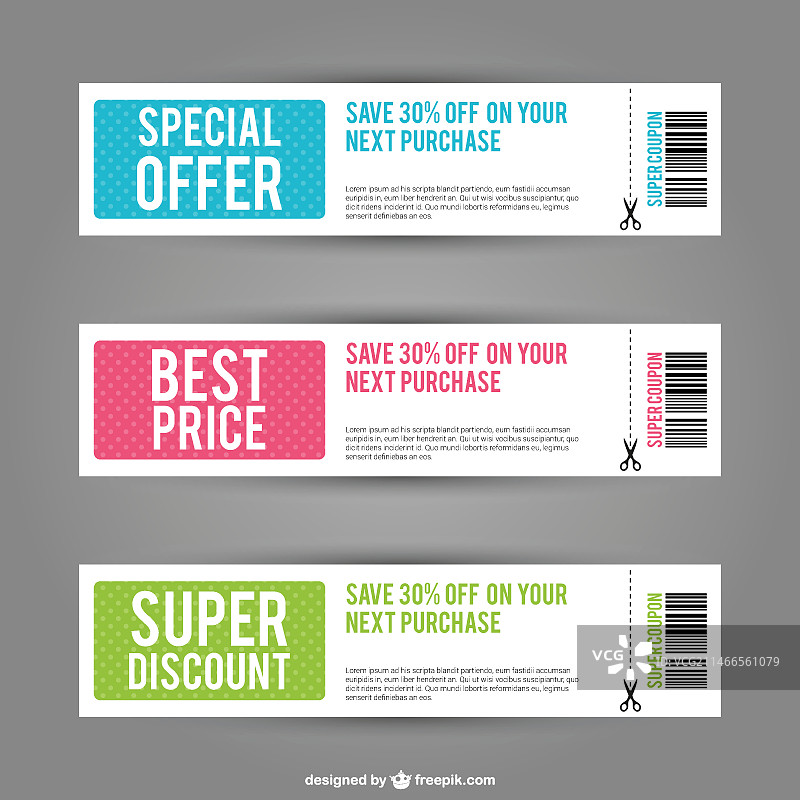 折扣券图片素材