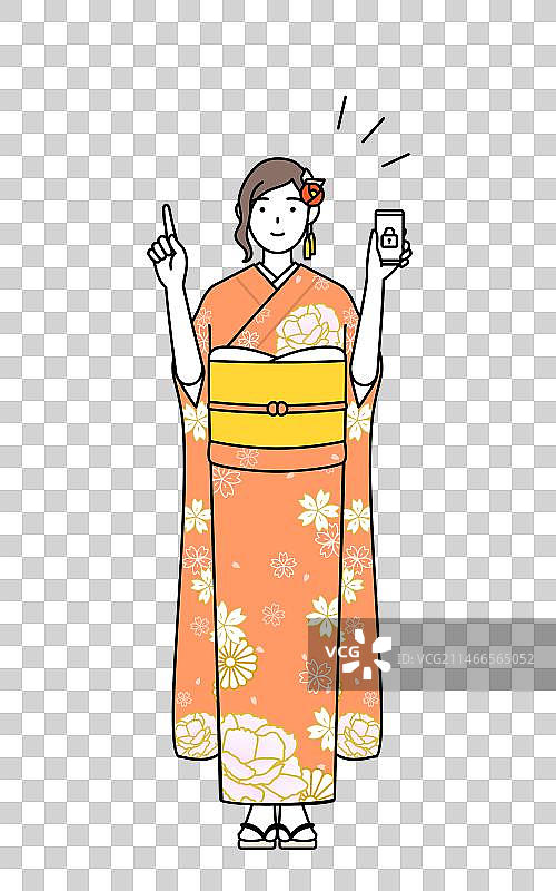 新年和成人节的初诣图片素材