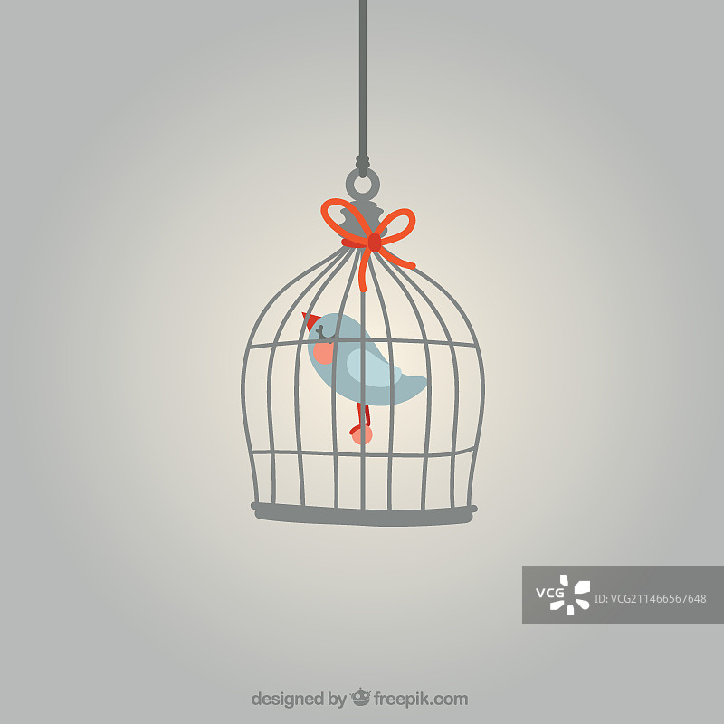 笼子里的鸟图片素材