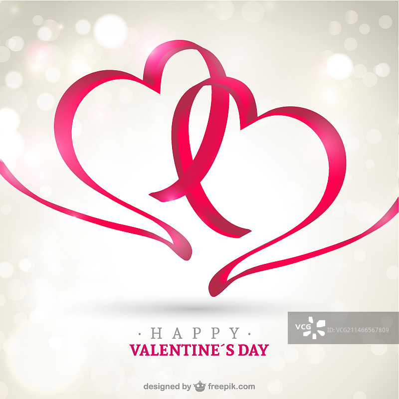 情人节快乐贺卡图片素材