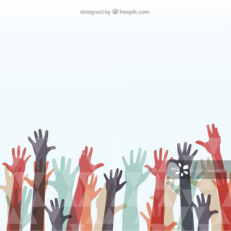 多边形手图片素材