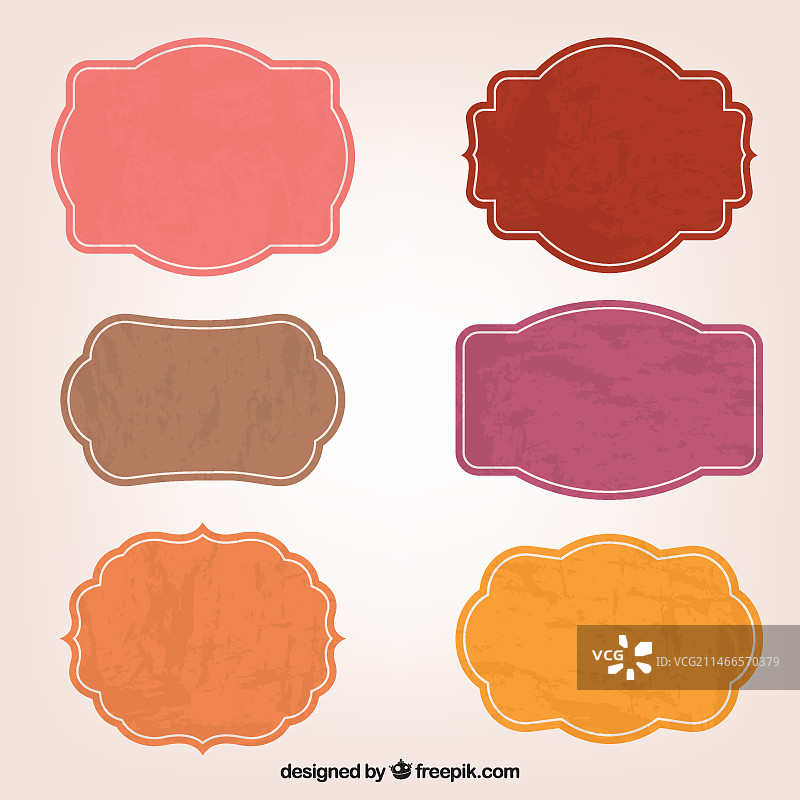 彩色贴纸标签图片素材