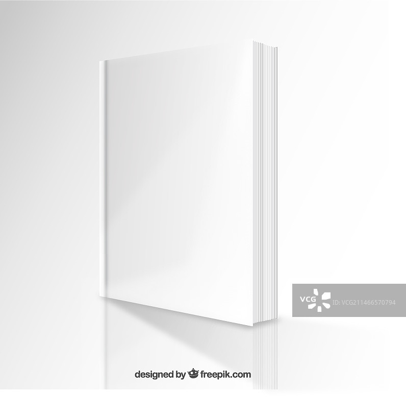 透视空白书本模型图片素材