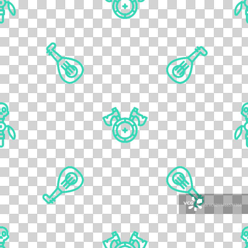 中世纪盾牌斧头鲁特琴魔法图片素材