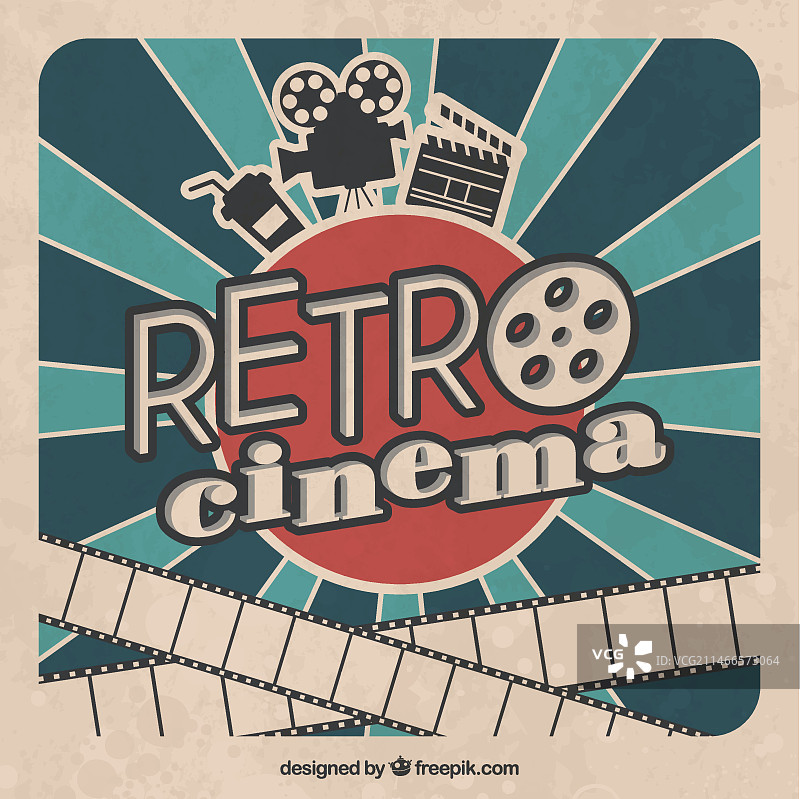 复古电影海报图片素材