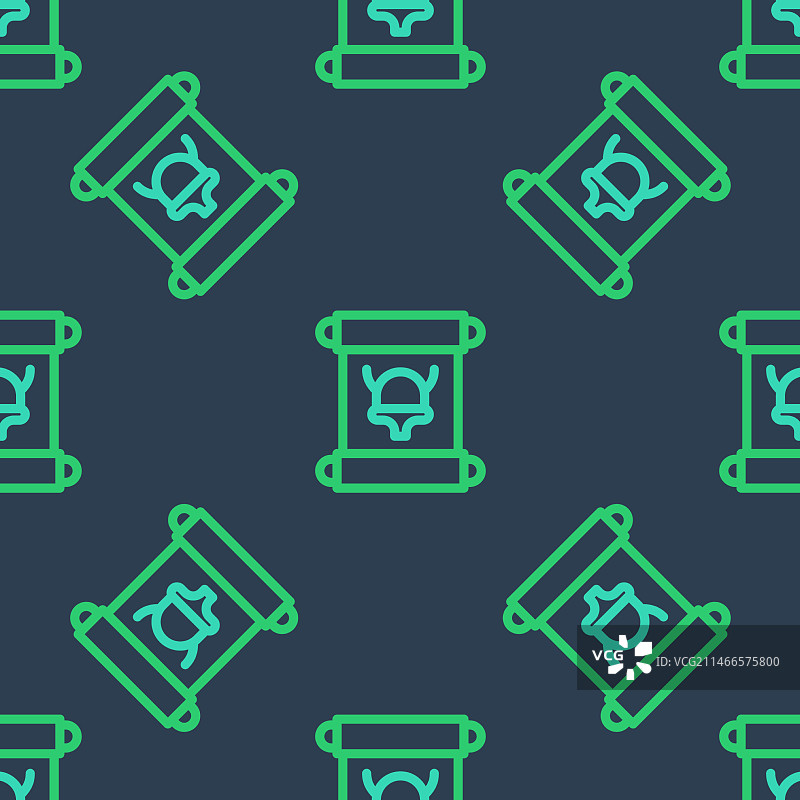 线条法令纸莎草纸卷轴图标图片素材