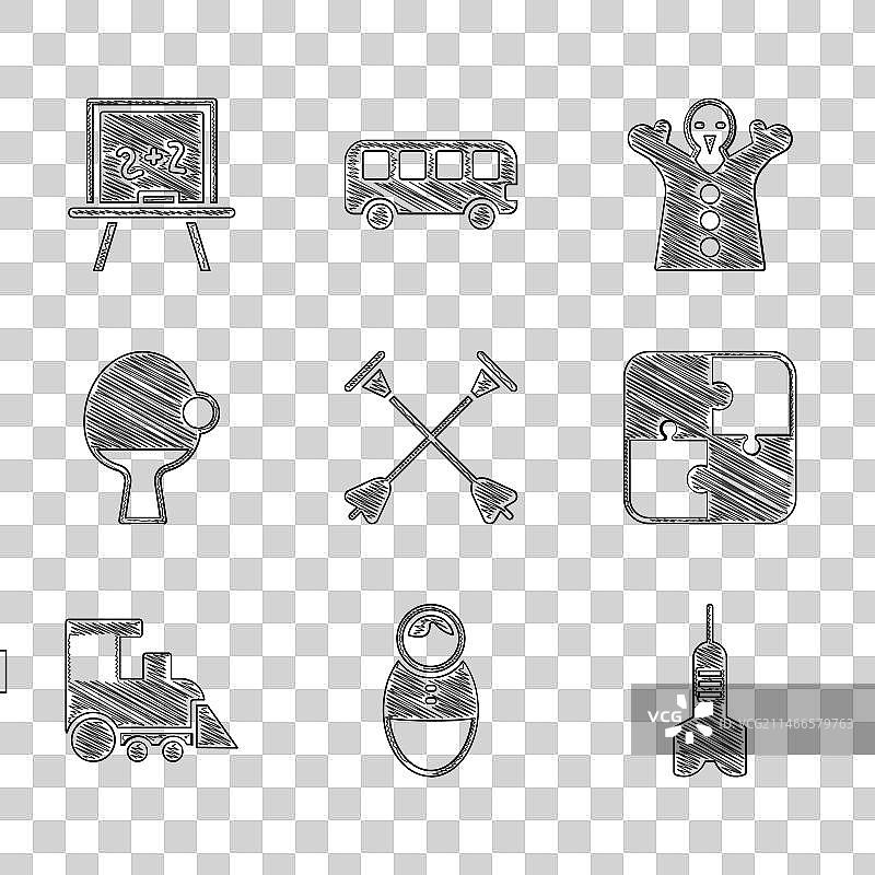 吸盘箭头拨浪鼓娃娃玩具飞镖套装图片素材