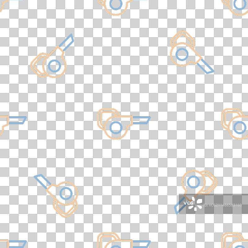 吹叶机图标无缝线条图片素材