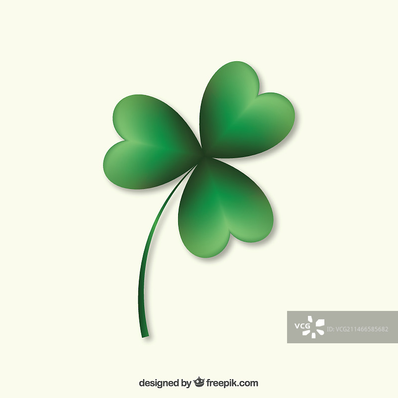 圣帕特里克节三叶草图片素材