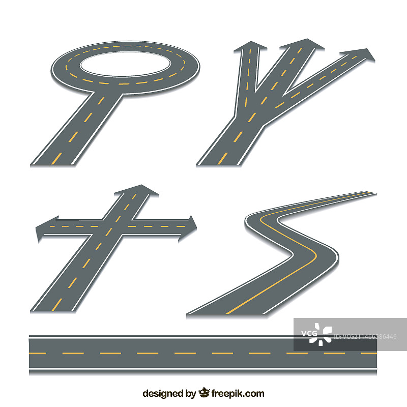 道路合集图片素材