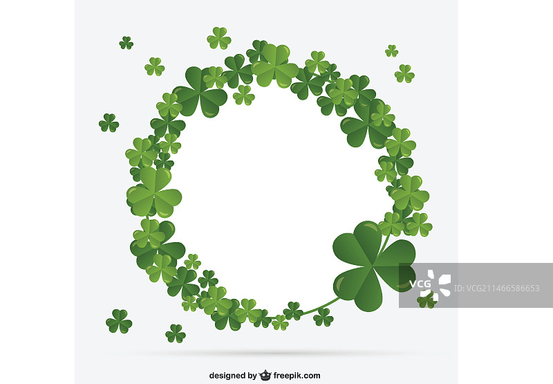 三叶草边框图片素材