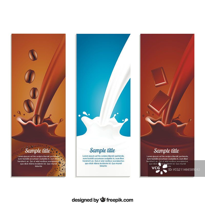 咖啡、牛奶和巧克力图片素材