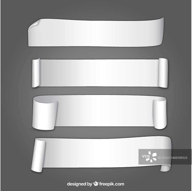 卷起来的纸张图片素材