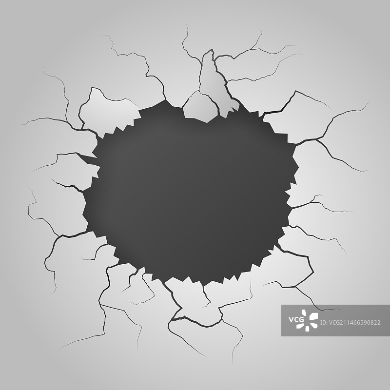 墙上的裂缝图片素材