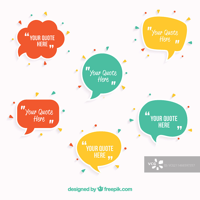 对话气泡模板图片素材