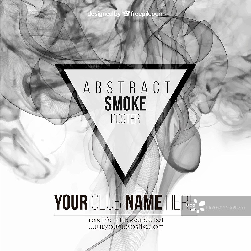 抽象烟雾海报图片素材