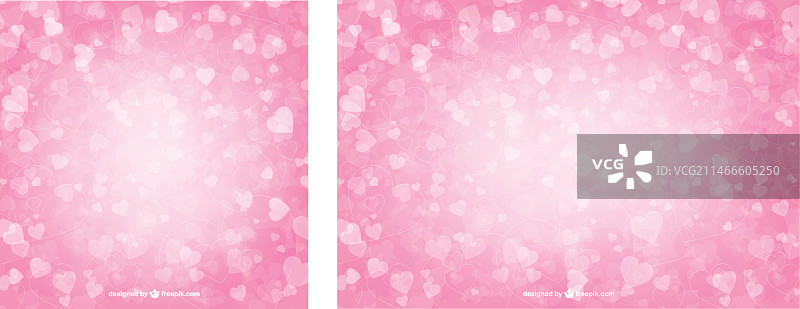 粉色爱心背景图片素材