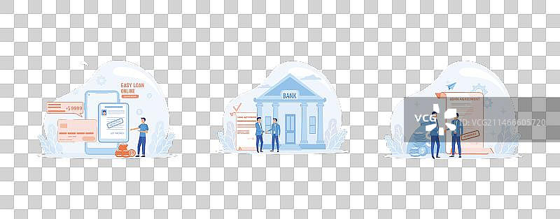 个人贷款或财务支持通过获得贷款图片素材