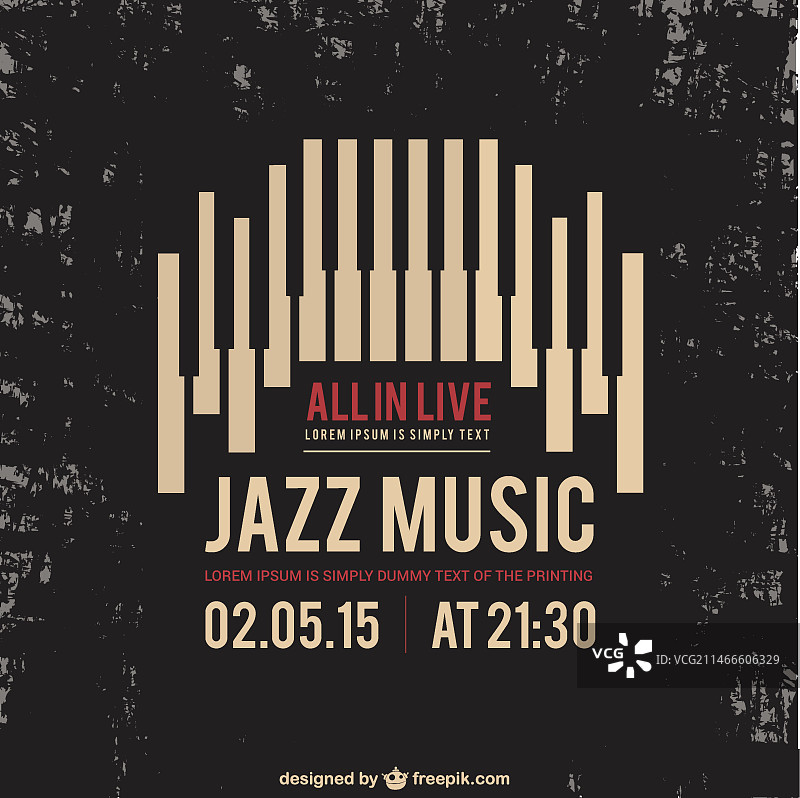 爵士音乐海报图片素材