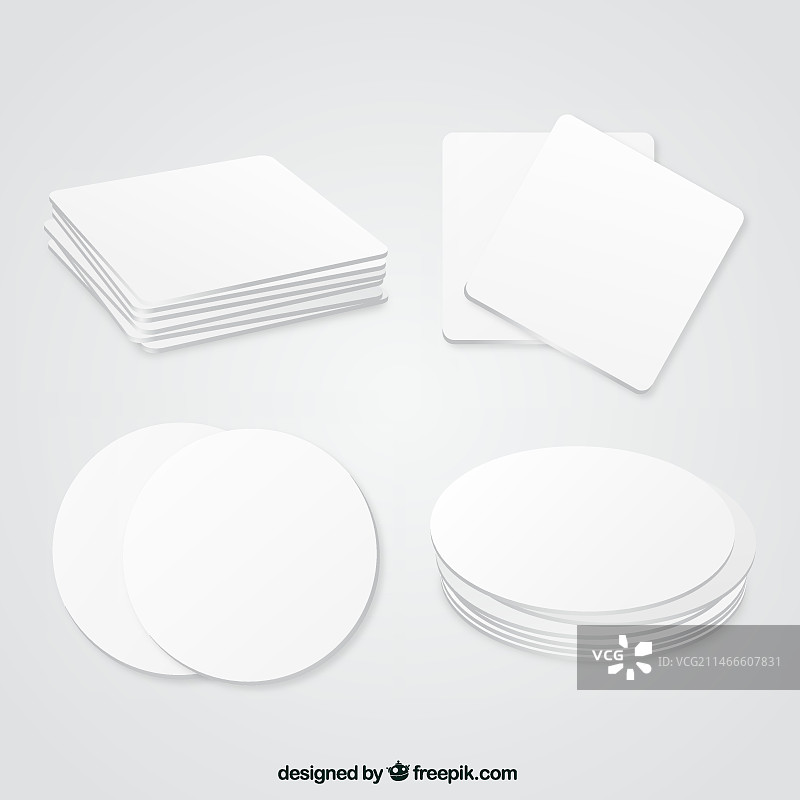 几何空白杯垫图片素材