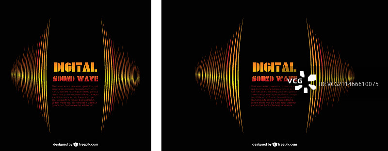 数字声波图片素材