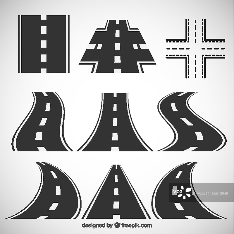 道路合集图片素材