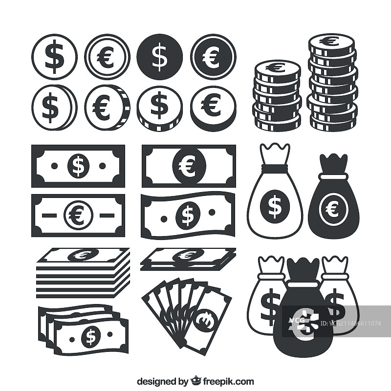 货币图标图片素材