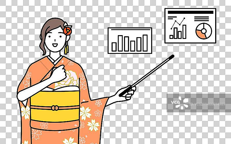 新年和成人节的初诣图片素材