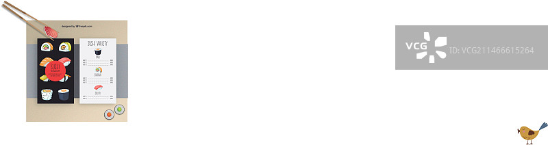 寿司菜单模板图片素材