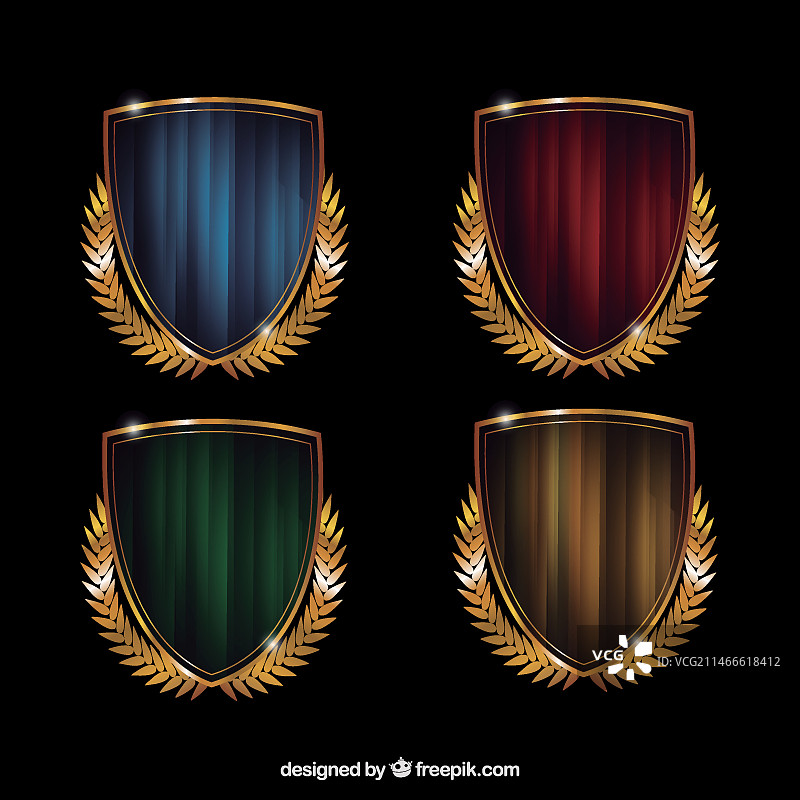 金色盾牌图片素材