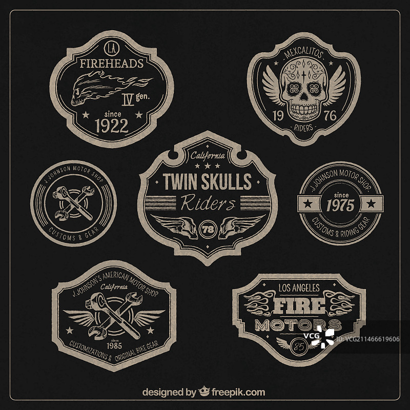 电机徽章图片素材