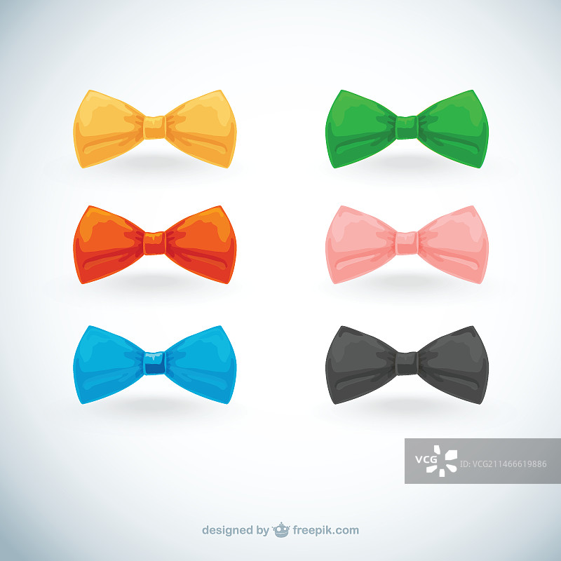 彩色领结图片素材