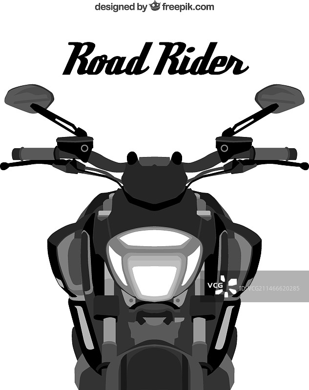 公路骑行者图片素材