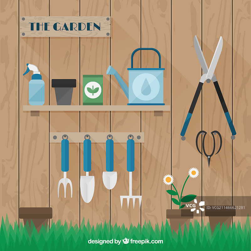 园艺工具图片素材