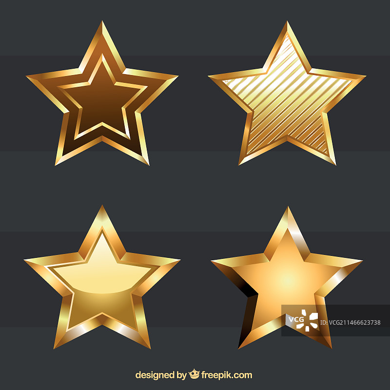 金色星星图片素材