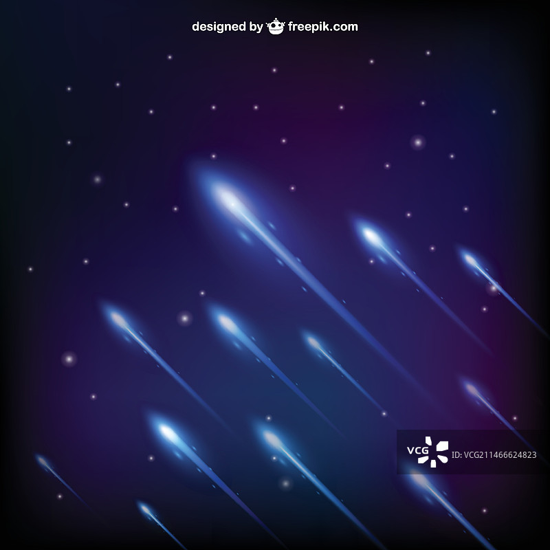 流星雨图片素材