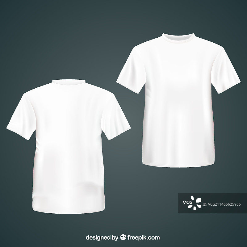白色T恤图片素材