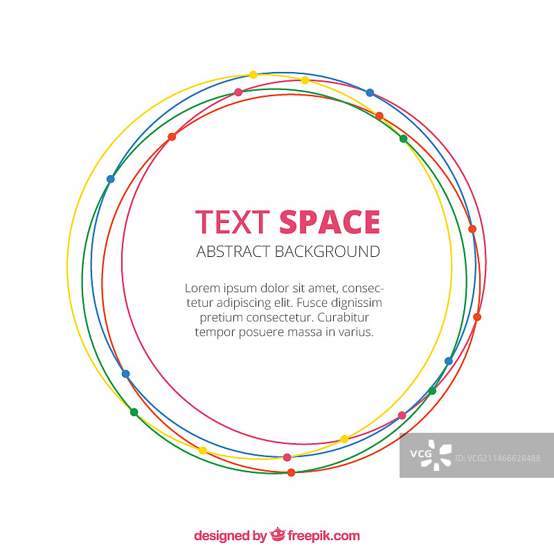 带有圆圈的抽象背景图片素材