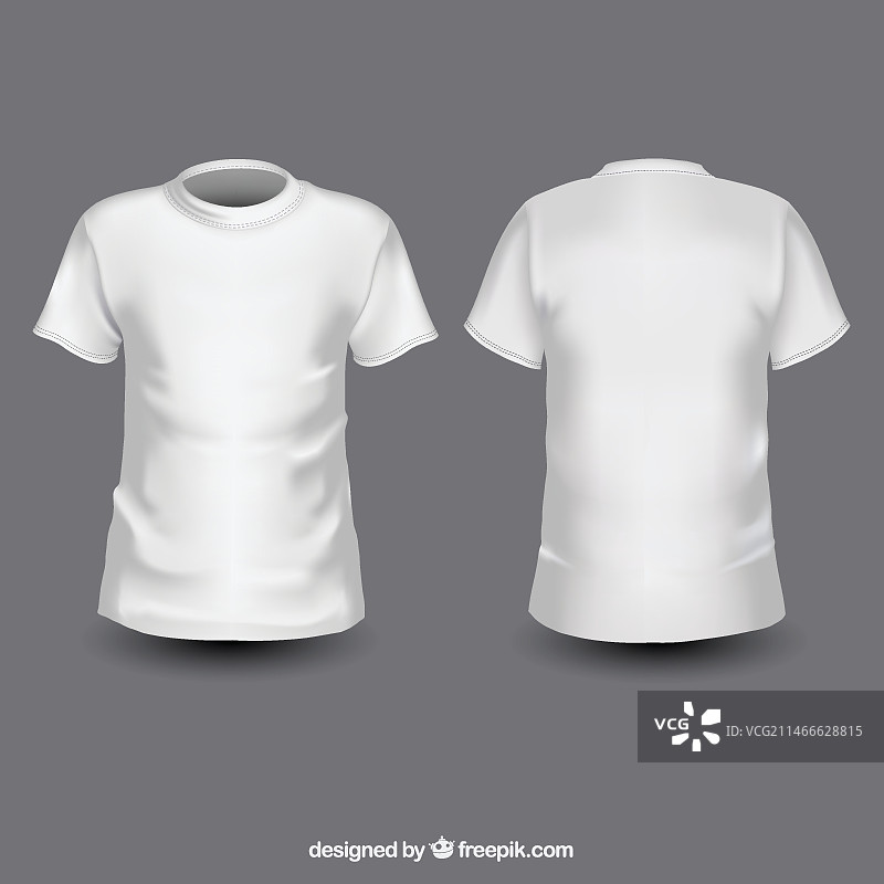 白色T恤图片素材
