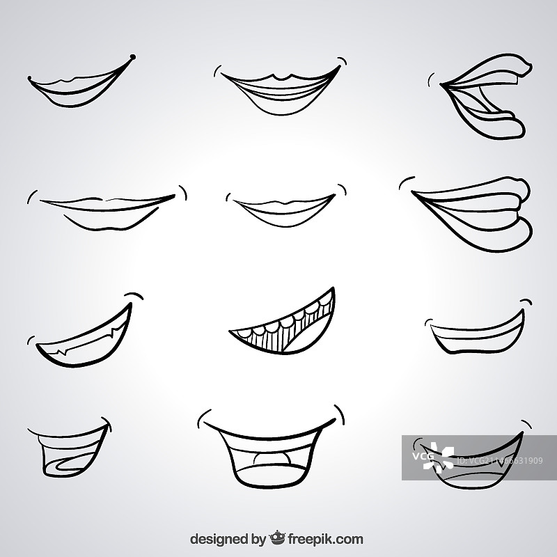 微笑简笔画图片素材