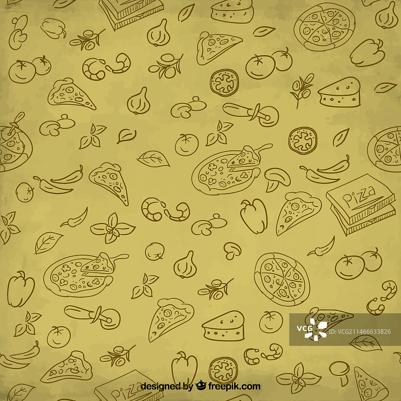 披萨插画图片素材