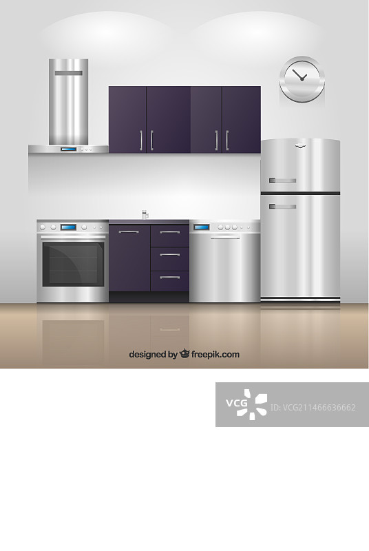 逼真厨房图片素材