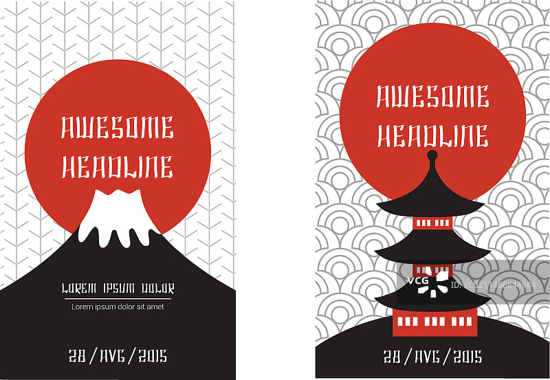 日本文化宣传册图片素材